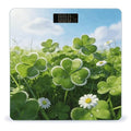 Clover Green Smart Scale for Body Weight Digital Bathroom Scale Toughened Glass Weight Scale with Large LCD Backlight Display High Precision Scales Weighing Machine
