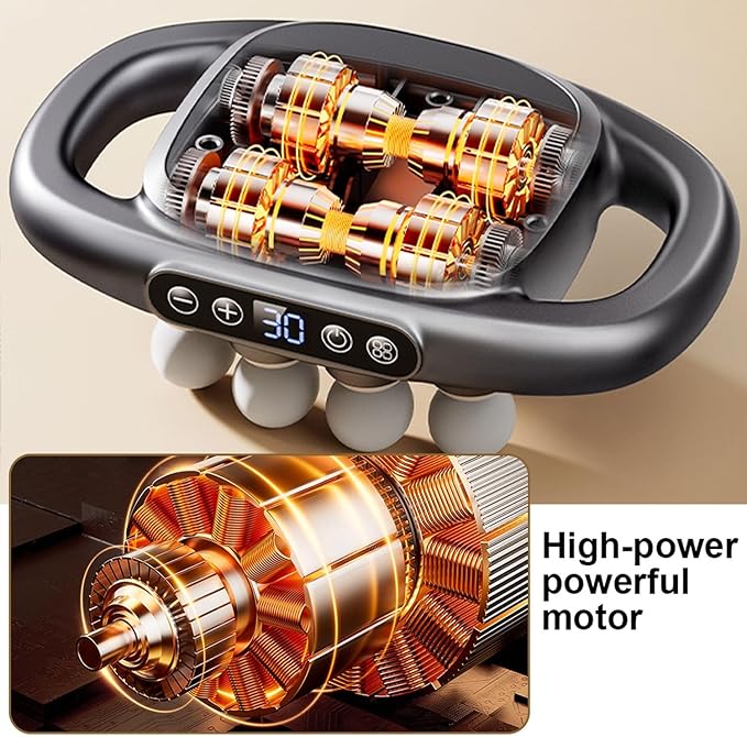 16 Head Massage Gun Deep Tissue with 16 Massages Heads Electric Massager Tool for LegsArmsWaistBackButtocksFull Body Muscle Pain ReliefIdeal Gifts for WomenMen Momand Dad