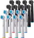 Electric Toothbrush Replacement Brush Heads Compatible For Oral Basic Cleaning -B Toothbrush Nozzle BristlesD100 D25 D30 D32 4739 3709 3744(17A-BK4 WH4)
