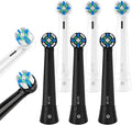 8 Pcs IO Replacement Toothbrush Heads Compatible with Oral B IO 2/3/4/5/6/7/8/9/10/Deep Clean Electric Toothbrush Toothbrush Heads Compatible with Oral B IO Caring for Your Teeth (Black/White)