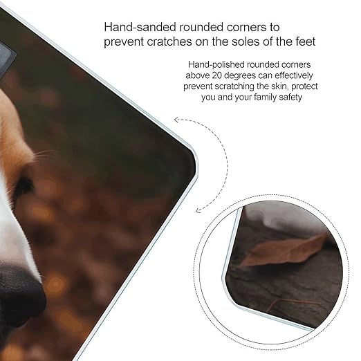 Cute Beagle Weight Scale for Body Weight Digital Bathroom Scale High Capacity Accurate Digital Weighing Scales and Easy-to-Read on Backlit LCD Display Scales