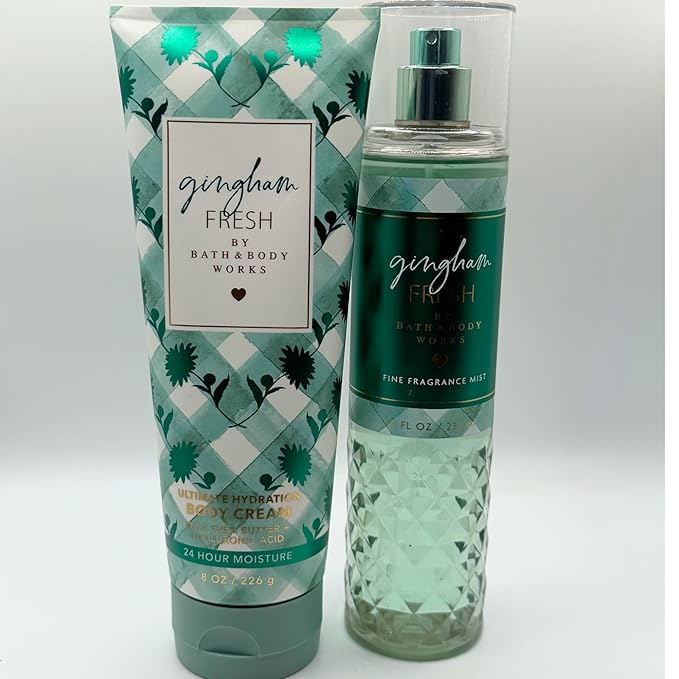 Gingham Fresh – Body Care Duo | Body Mist &amp Body Cream(Full Size)
