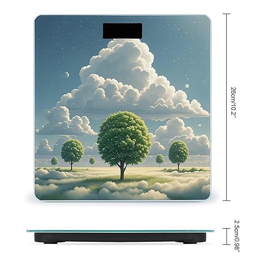 Growing Tree Scale for Body Weight Digital Bathroom Scale Accurate Smart Weight Scales with Large Display Weighing Machine High Precision Scales