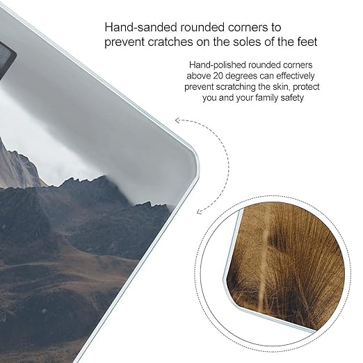 Llamas in The Andes Smart Scale for Body Weight Accurate Bathroom Scale with LED Display Digital Weight Scales Weighing Machine High Precision Scales for Bath Home