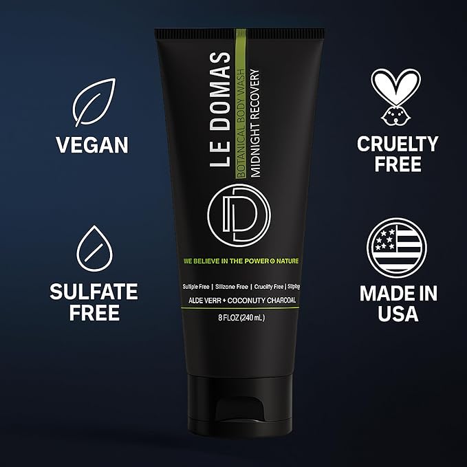 Natural Body Wash with Aloe Vera Coconut &amp Vitamin E – Moisturizing Cleanser for Women &amp Men – Sulfate Free Gentle Skin Care Vegan Body Care Products – Travel Size Body Wash 8 fl oz