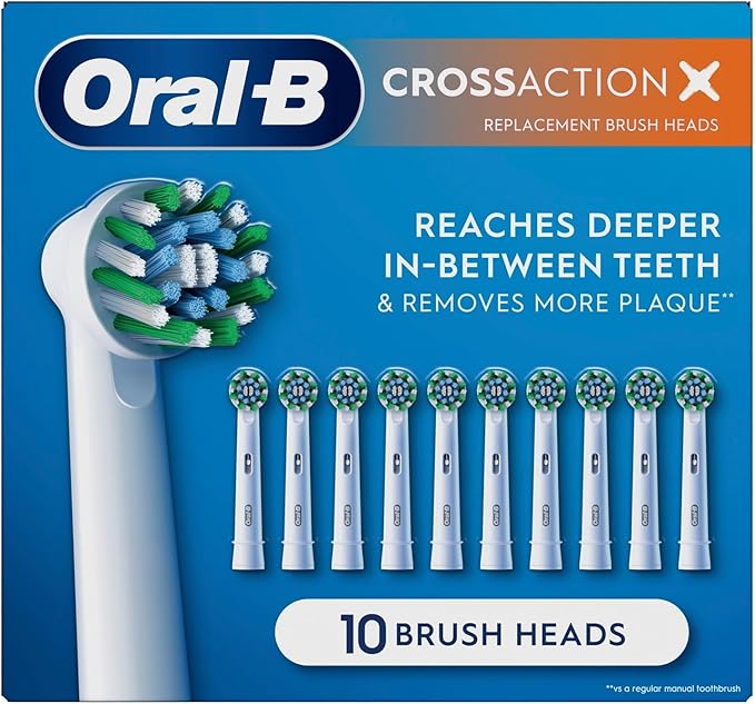 Oral-B Brush Heads Cross Action 10 Pack