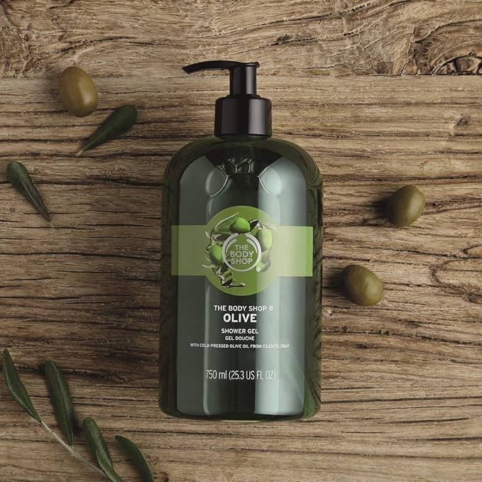 The Body Shop Olive Shower Gel Jumbo 25.3 Fluid Ounces