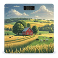 Country Farm Digital Bathroom Scale for Body Weight Weighing Scale with Backlit LCD Display High Precision Measurements &amp Measures Weight Up to 180kg