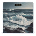 Wild Seas Scale for Body Weight Precision Bathroom Weighing Scales with Back Lit LCD Display Sturdy Tempered Glass Body Weight Scales Digital Bathroom Scale 400lb