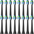 4-16Pack Replacement Toothbrush Heads Compatible for PhilipsSonicare Electric Tooth Brush Electric Tooth Brush Refill(16pcs Black)