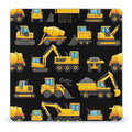 Automatic Switch Digital Bathroom Weighing Scale Smart Scale for Body Weight Cool Black Yellow Buldozer Excavator Construct Machines