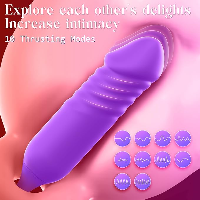 2026 Newly Portable Vibrating Massager -Clitioral Sucker Relaxes Muscles Viboators Toy 10 Modes Couples - for Body and Back Foot Silent Personal for Sports Massage AdultTools Relaxation U6546 (PURPLE)