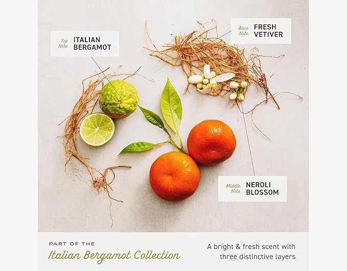 Cremo Moisturizing Body Wash Italian Bergamot Bright &amp Fresh Multi-Layered Fragrance 3 FL OZ (Pack of 4)