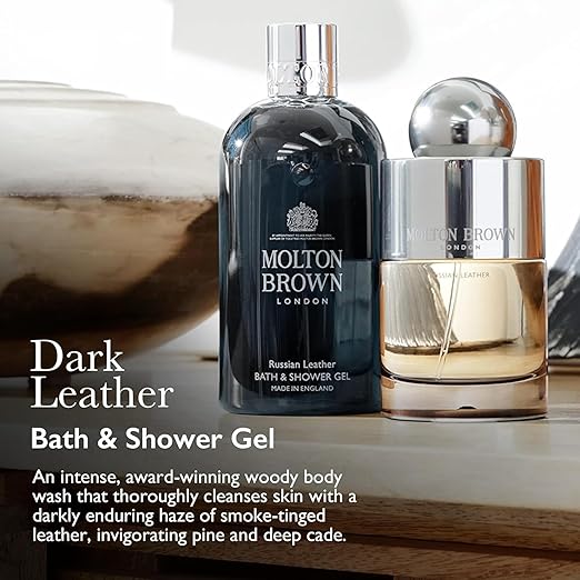 Molton Brown Dark Leather Body Wash 10 fl. oz.