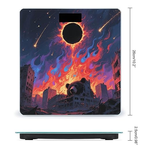 Boho Sun Bathroom Scale for Body Weight LCD Display Digital Bathroom Scale Tempered Glass Bathroom Weight Scales Fashion Smart Scales for Home Bedroom 400 Lb