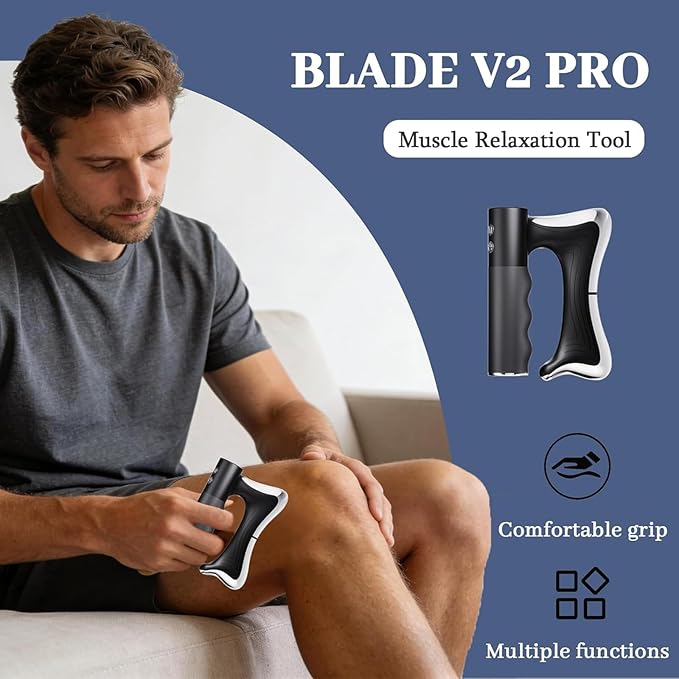 Sculptwave Full Body Contouring Device Muscle Scraper Tool Scraper Massager Features Three Modes Levels with Led Display for Whole Body (Black)