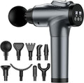 Massage Gun Muscle Massage Gun for Athletes Handheld Electric Deep Tissue Back Massager Percussion Massage Device for Pain Relief with 30 Speed Levels 9 Heads