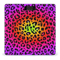 Digital Bathroom Weighing Scale Energy Saving Scale Smart Scale for Body Weight Hot Pink Purple Cheetah Leopard Print