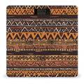 African Mud Cloth Tribal Bathroom Scale Weight Scale for Body WeightHighly Accurate Digital Weighing Machine Clear LED Display Digital Bathroom Body Scale 400lb/182kg