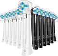 Brush Heads Compatible with Oral B IO 2/3/4/5/6/7/8/9/10/Deep Clean Series Electric Toothbrush IO Toothbrush Heads (12 Black/White)