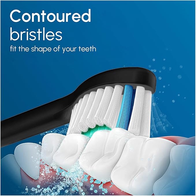 Replacement Toothbrush Heads Compatible with Philips Diamond Electric Brush Clean Refill for Hx6920 4100 2 Series(White-20 Pcs)