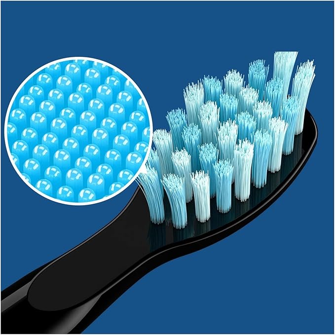 Compatible SG-D010 Replacement Brush Heads for SG-575 SG-958 and SG-551 Electric Toothbrush - Soft Bristles Deep Clean(SG-D020Black)