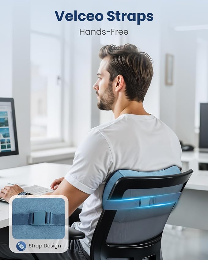 COMFIER Shiatsu Neck and Back Massager with Heat Neck Massager Pillow with 3D Kneading Deep Tissue Cordless &amp Portable Soothes Muscle Tension at Home Office TravelIdeal for Men &amp Women