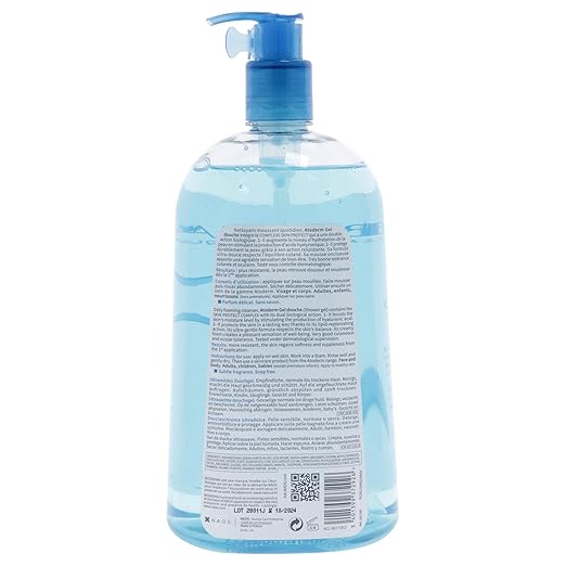 Bioderma - Atoderm - Hydrating Shower Gel - Moisturizing Face and Body Cleanser - Body Wash for Normal to Dry Sensitive Skin
