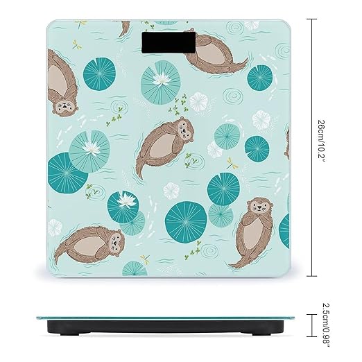 Otters Scale for Body Weight Digital Bathroom Scale Accurate Smart Weight Scales with Large Display Weighing Machine High Precision Scales