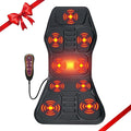 iMounTEK Full Body Massage Chair Pad with Heat Multifunctional Back Massager with Pinpoint Massage Vibration Timer for Home Office Car Use