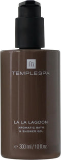 TEMPLESPA | LA LA Lagoon | Luxury Bath and Shower Gel for Cleansing Fresh Skin Smooth Texture Natural Ingredients Free from Parabens Phthalates and Sulphates Cruelty-Free Vegan 10 fl.oz.
