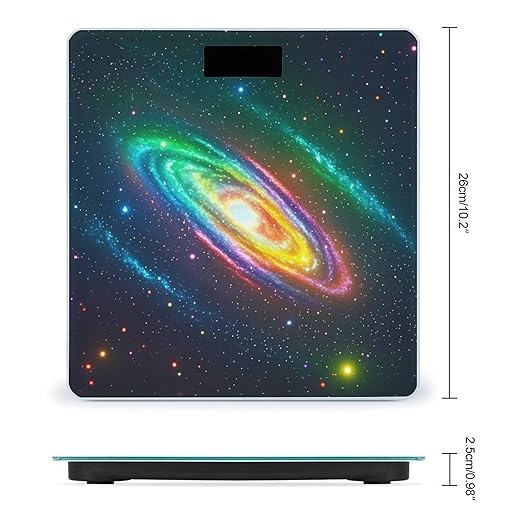 Colorful Starry Sky Smart Scale for Body Weight Accurate Bathroom Scale with LED Display Digital Weight Scales Weighing Machine High Precision Scales for Bath Home