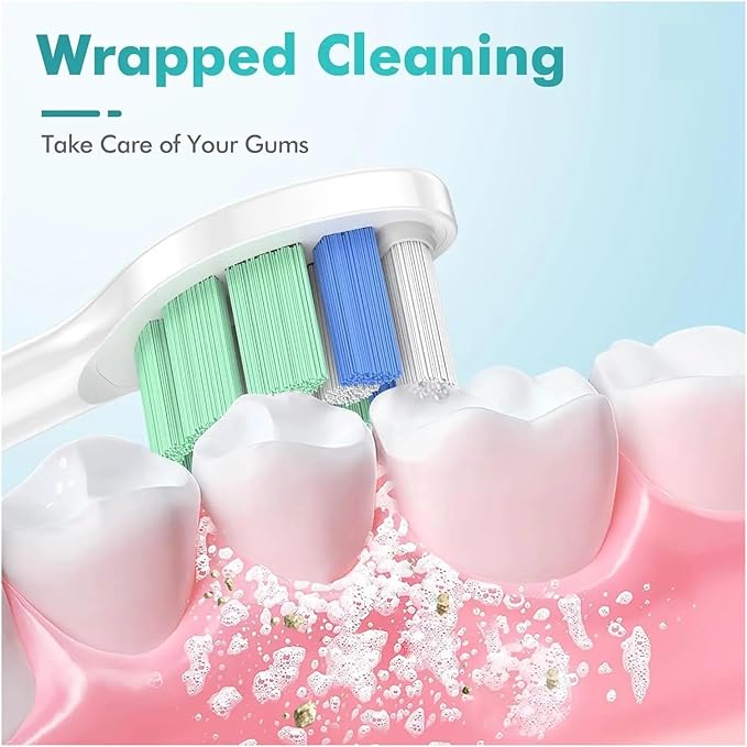 5/10Pcs Toothbrush Heads Plaque Defence Replacement HeadCompatible for PH C2(5PCS)