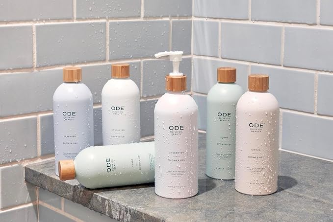 McEvoy Ranch Verde Shower Gel &amp Bubble Bath (2-pack) by ODE Olive Oil Beauty Foaming Wash Organic Extra Virgin Olive Oil California Made