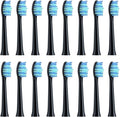 Replacement Toothbrush HeadsCompatible for SOUNESS SN903/SN901/905/601/SN801/SN810/SN201/SNK01/ST802/ST903 Nozzle(16BLACK Cleaning)