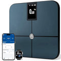 Premium Smart Digital Body Weight Scale - 4 Electrodes – 25+Metrics -Rechargeable- WiFi &amp Bluetooth - Full Body Analysis -Track Body Fat Muscle Mass Fat Percentage Sleek Design