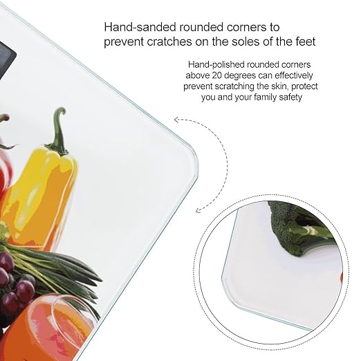 Healthy Food Bathroom ScaleHighly Accurate Digital Weighing Machine for People Bright LED Display Weight Scale for The Aldult Home Use