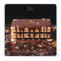 Wafers Dripping with Chocolate Smart Scale for Body Weight Accurate Bathroom Scale with LED Display Digital Weight Scales Weighing Machine High Precision Scales for Bath Home