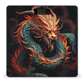 Chinese Dragon Scale for Body Weight Safe Rounded Corners Tempered Glass Digital Bathroom Scale LED Display 400lb Capacity Weight Scales with High Precision Sensors