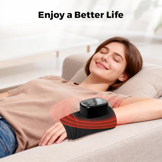 4 in 1 Hand Massager for Arthritis and Carpal Tunnel Latest Cordless Hand Massager with Four Functions Wrist Massager for Carpal Tunnel Good Gift for Women Men