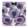 Abstract Watercolor Purple Weight Scale Highly Accurate Digital Weighing Scale with Large LCD Display Smart Bathroom Scales for Home Bedrooms and Gift Giving