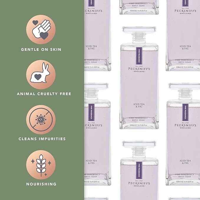 Pecksniffs Prestige 500ml Bath Soak Iced Tea &amp Fig