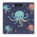 Cartoon Octopus Bathroom Scale Large LCD Backlight Display Digital Scale Rounded Corners Body Scales Automatic Power On/Off Bathroom Scales for Home Bedrooms