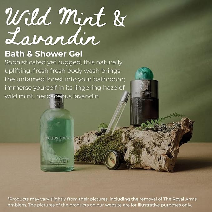 Molton Brown Wild Mint &amp Lavandin Body Wash 10 fl. oz.
