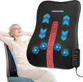 KingPavonini Back Massager for Pain Relief Deep Tissue Up-Down Rolling &amp Ultra-Slim Shiatsu Back Massager with Cushion Layer Lower Back Massage for Chair Home Office Gift for Men Women