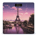 Pink Paris Digital Bathroom Scale Fashion Unique Weight Scale BMI Anti-Slip Precision Weighing Scales Suitable for Home Bedrooms Use and Gift