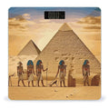 Ancient Egyptians Scale for Body Weight Anti-Slip Sturdy Tempered Glass Weighing Machine Highly Digital Accurate Bright LCD Bathroom Scale for Household Gift