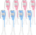 Kids Replacement Heads Compatible with Philips Hx6320 HX6321 HX6032/94 HX6331 HX6340 Kids Toothbrush Over 7 Years