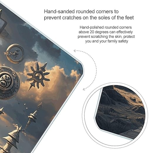 Mayan Calendar End of The World Scale for Body Weight Digital Bathroom Scale Toughened Glass High Precision Scales for Body Weight with Large LCD Backlight Display Weight Scales