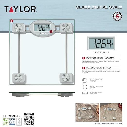 Taylor Glass Electronic Scale
